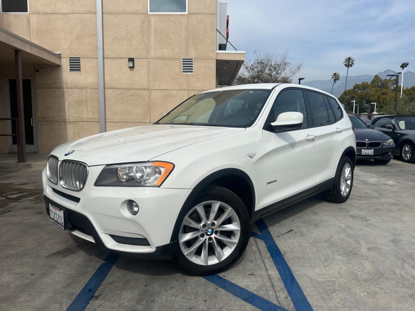 2013 WHITE /Tan BMW X3 xDrive28i (5UXWX9C54D0) with an 3.0L L6 DOHC 24V engine, 8-Speed Automatic transmission, located at 30 S. Berkeley Avenue, Pasadena, CA, 91107, (626) 248-7567, 34.145447, -118.109398 - Photo#0